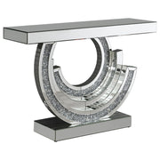 Imogen Multi-dimensional Console Table Silver - Theo's Factory Direct Mattress & Furniture (Columbus, OH)