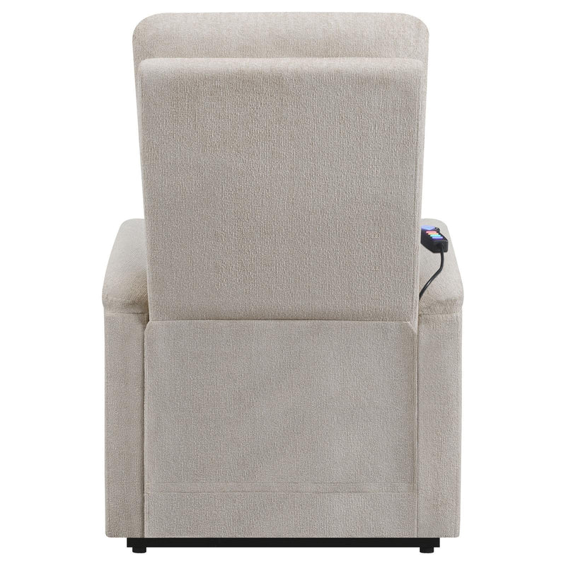Henrietta Power Lift Recliner with Storage Pocket Beige - Theo's Factory Direct Mattress & Furniture (Columbus, OH)