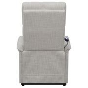 Herrera Power Lift Recliner with Wired Remote Beige - Theo's Factory Direct Mattress & Furniture (Columbus, OH)