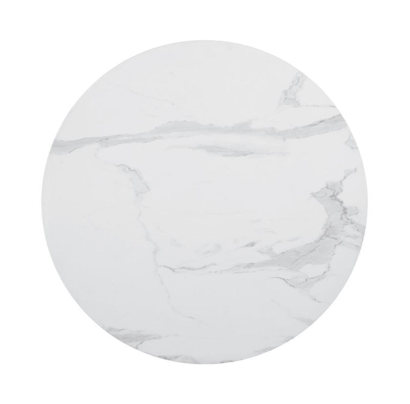 Arkell 30-inch Round Pedestal Dining Table White - Theo's Factory Direct Mattress & Furniture (Columbus, OH)