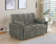 Cotswold Tufted Cushion Sleeper Sofa Bed Light Grey & Dark Grey - Theo's Factory Direct Mattress & Furniture (Columbus, OH)