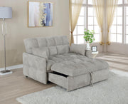 Cotswold Tufted Cushion Sleeper Sofa Bed Light Grey & Dark Grey - Theo's Factory Direct Mattress & Furniture (Columbus, OH)