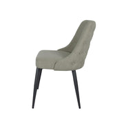 Cosmo Upholstered Curved Back Side Chairs (Set of 2) - Theo's Factory Direct Mattress & Furniture (Columbus, OH)