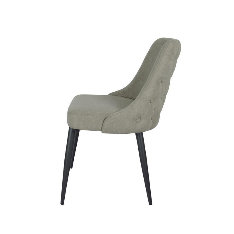 Cosmo Upholstered Curved Back Side Chairs (Set of 2) - Theo's Factory Direct Mattress & Furniture (Columbus, OH)