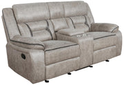Greer Upholstered Tufted Back Glider Loveseat - Theo's Factory Direct Mattress & Furniture (Columbus, OH)