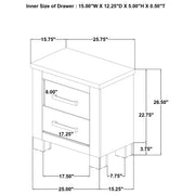Oakglen Nightstands - Theo's Factory Direct Mattress & Furniture (Columbus, OH)