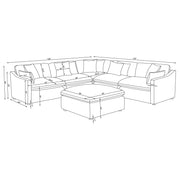 Hobson 6 Piece Sectionals - Theo's Factory Direct Mattress & Furniture (Columbus, OH)