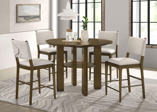 Ottowa 5 Pc Counter Height Dining Sets - Theo's Factory Direct Mattress & Furniture (Columbus, OH)