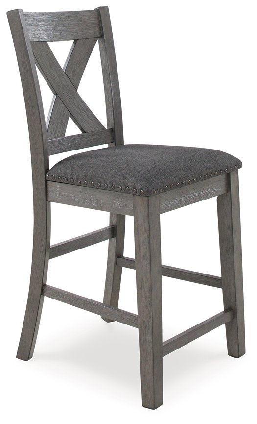 Caitbrook Counter Height Dining Table and Bar Stools (Set of 7) - Theo's Factory Direct Mattress & Furniture (Columbus, OH)