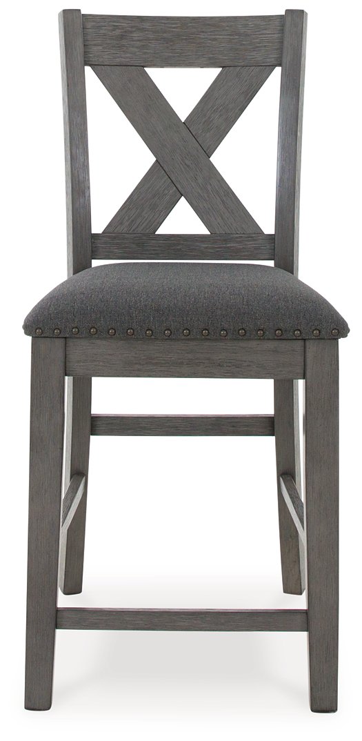 Caitbrook Counter Height Dining Table and Bar Stools (Set of 7) - Theo's Factory Direct Mattress & Furniture (Columbus, OH)