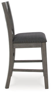 Caitbrook Counter Height Dining Table and Bar Stools (Set of 7) - Theo's Factory Direct Mattress & Furniture (Columbus, OH)