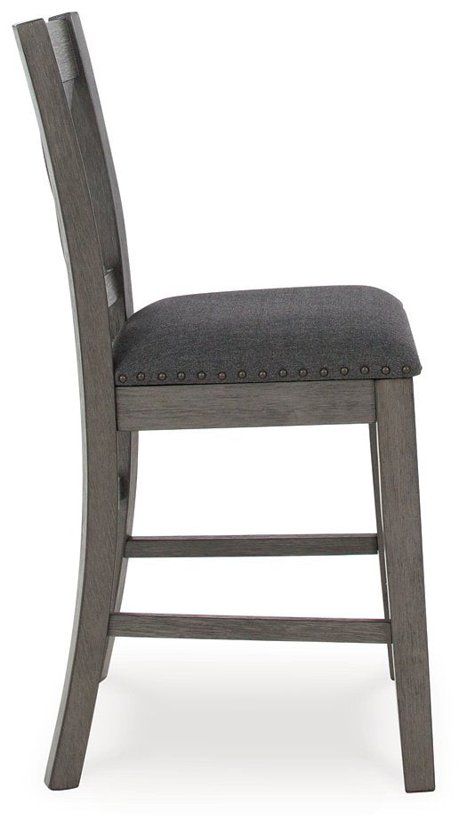 Caitbrook Counter Height Dining Table and Bar Stools (Set of 7) - Theo's Factory Direct Mattress & Furniture (Columbus, OH)