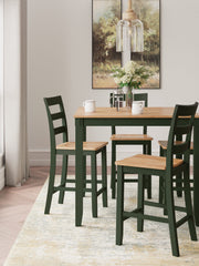 Gesthaven Counter Height Dining Table and 4 Barstools (Set of 5) - Theo's Factory Direct Mattress & Furniture (Columbus, OH)