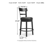 Valebeck Counter Height Bar Stool - Theo's Factory Direct Mattress & Furniture (Columbus, OH)