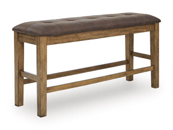 Urbinforte Counter Height Dining Bench - Theo's Factory Direct Mattress & Furniture (Columbus, OH)