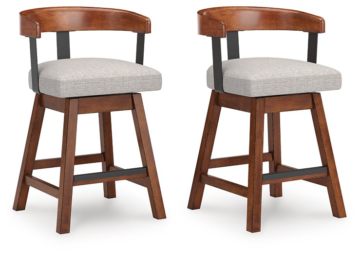Ralene Counter Height Barstool (Set of 2) - Theo's Factory Direct Mattress & Furniture (Columbus, OH)