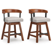 Ralene Counter Height Barstool (Set of 2) - Theo's Factory Direct Mattress & Furniture (Columbus, OH)