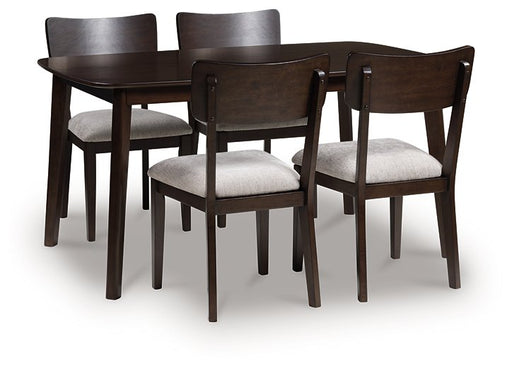 Mallenette Dining Table and 4 Chairs (Set of 5) - Theo's Factory Direct Mattress & Furniture (Columbus, OH)