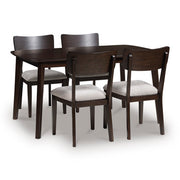 Mallenette Dining Table and 4 Chairs (Set of 5) - Theo's Factory Direct Mattress & Furniture (Columbus, OH)