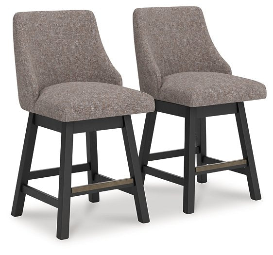 Neymorton Counter Height Barstool (Set of 2) - Theo's Factory Direct Mattress & Furniture (Columbus, OH)