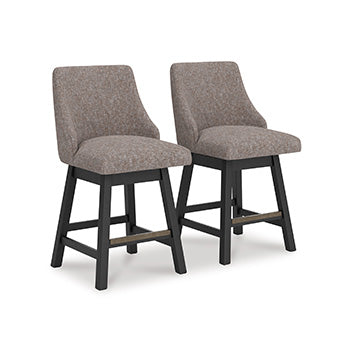Neymorton Counter Height Barstool (Set of 2) - Theo's Factory Direct Mattress & Furniture (Columbus, OH)