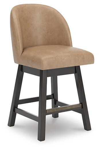 Neymorton Counter Height Barstool (Set of 2) - Theo's Factory Direct Mattress & Furniture (Columbus, OH)