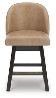 Neymorton Counter Height Barstool (Set of 2) - Theo's Factory Direct Mattress & Furniture (Columbus, OH)