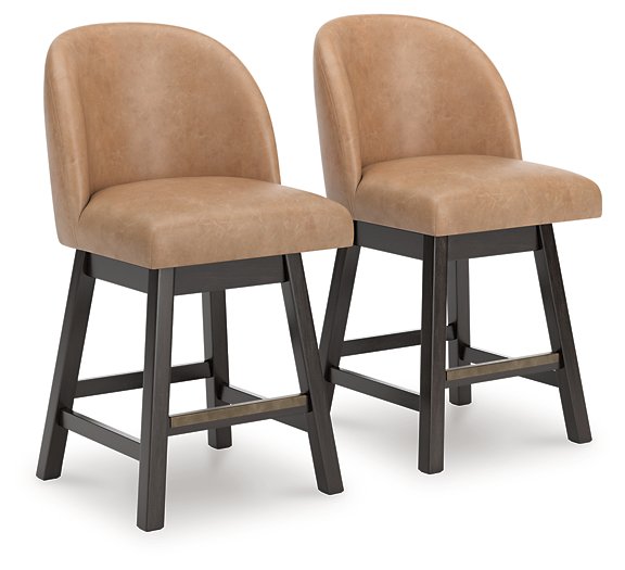 Neymorton Counter Height Barstool (Set of 2) - Theo's Factory Direct Mattress & Furniture (Columbus, OH)
