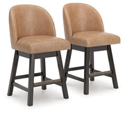 Neymorton Counter Height Barstool (Set of 2) - Theo's Factory Direct Mattress & Furniture (Columbus, OH)
