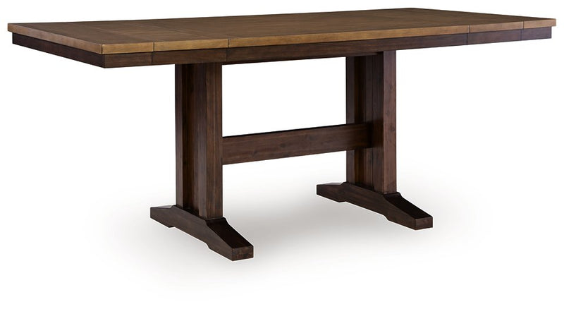 Rylandeen Counter Height Dining Extension Table - Theo's Factory Direct Mattress & Furniture (Columbus, OH)