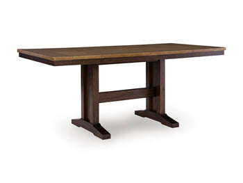 Rylandeen Counter Height Dining Extension Table - Theo's Factory Direct Mattress & Furniture (Columbus, OH)