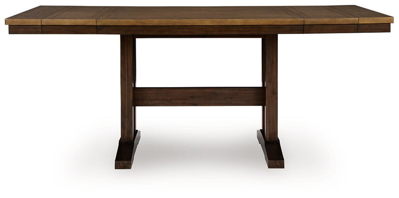 Rylandeen Counter Height Dining Extension Table - Theo's Factory Direct Mattress & Furniture (Columbus, OH)
