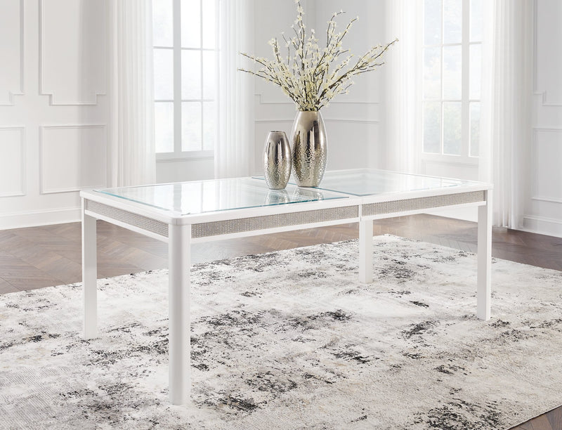 Chalanna Dining Extension Table - Theo's Factory Direct Mattress & Furniture (Columbus, OH)