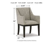 Burkhaus Dining Arm Chair - Theo's Factory Direct Mattress & Furniture (Columbus, OH)