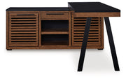 Kallari Credenza with Desk Return - Theo's Factory Direct Mattress & Furniture (Columbus, OH)