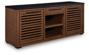 Kallari Credenza with Desk Return - Theo's Factory Direct Mattress & Furniture (Columbus, OH)