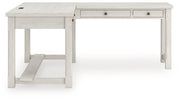 Robbinsdale L-Shaped Home Office Desk - Theo's Factory Direct Mattress & Furniture (Columbus, OH)