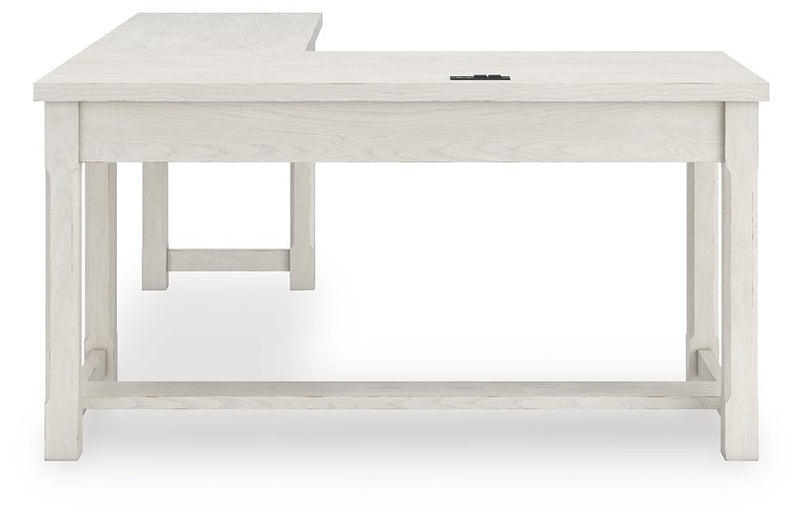Robbinsdale L-Shaped Home Office Desk - Theo's Factory Direct Mattress & Furniture (Columbus, OH)