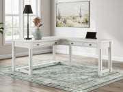 Robbinsdale L-Shaped Home Office Desk - Theo's Factory Direct Mattress & Furniture (Columbus, OH)