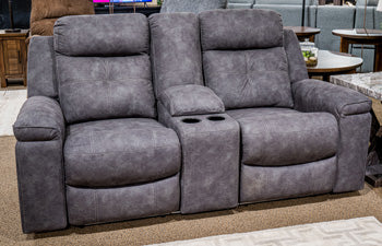 Brysonview Reclining Loveseat with Console - Theo's Factory Direct Mattress & Furniture (Columbus, OH)