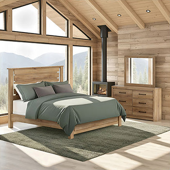 Brozmont Dresser and Mirror - Theo's Factory Direct Mattress & Furniture (Columbus, OH)