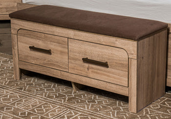 Kinlanni Bedroom Storage Bench - Theo's Factory Direct Mattress & Furniture (Columbus, OH)
