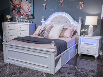 Kozlani Upholstered Bed - Theo's Factory Direct Mattress & Furniture (Columbus, OH)