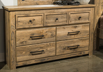 Rusticott Dresser and Mirror - Theo's Factory Direct Mattress & Furniture (Columbus, OH)