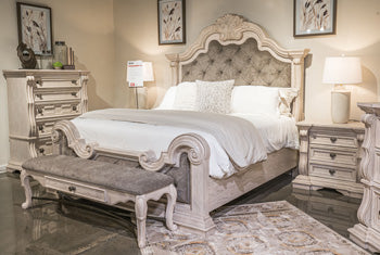 Bruchandi Upholstered Bed - Theo's Factory Direct Mattress & Furniture (Columbus, OH)