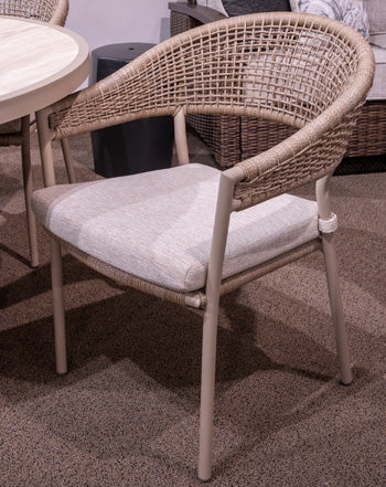 Orchard Beach Outdoor Arm Chair with Cushion (Set of 4) - Theo's Factory Direct Mattress & Furniture (Columbus, OH)