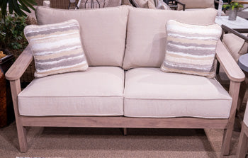 Harmony Headlands Outdoor Loveseat with Cushion - Theo's Factory Direct Mattress & Furniture (Columbus, OH)