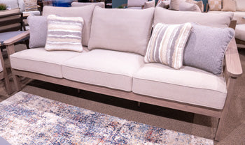 Harmony Headlands Outdoor Sofa with Cushion - Theo's Factory Direct Mattress & Furniture (Columbus, OH)