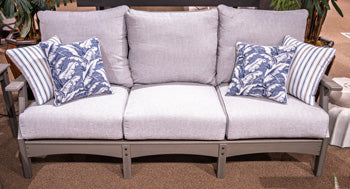 Cove Beach Outdoor Sofa with Cushion - Theo's Factory Direct Mattress & Furniture (Columbus, OH)