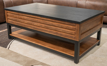 Kallari Lift-Top Coffee Table - Theo's Factory Direct Mattress & Furniture (Columbus, OH)